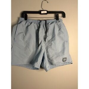 VTG 90s Patagonia Purple Bluish River Shorts Waves Baggies Lined Swim Trunks - M